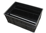 औद्योगिक विरोधी स्थैतिक ESD सुरक्षित बॉक्स प्रवाहकीय प्लास्टिक बिन कंटेनर ढोना