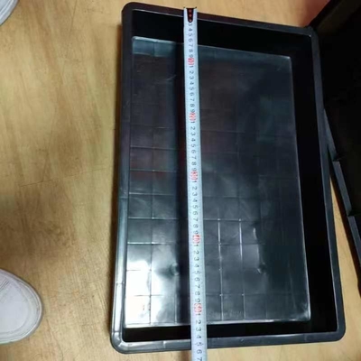 छोटा काला ईएसडी सुरक्षित बिन कंडक्टिव आईसी पार्ट्स ट्रे एंटी स्टेटिक मेमोरी टूल बॉक्स कंटेनर यूरोस्टेट ईएसडी बॉक्स कवर के साथ