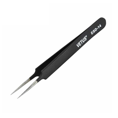 Antistatic ESD Vetus आई ब्रो चिमटी प्रवाहकीय लश चिमटी