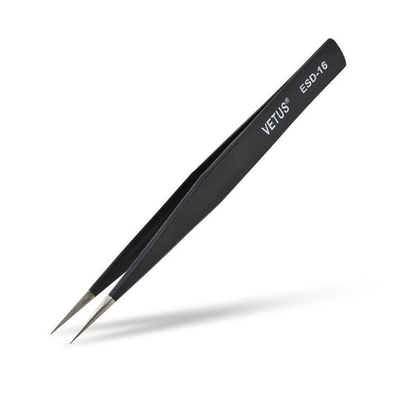 Antistatic ESD Vetus आई ब्रो चिमटी प्रवाहकीय लश चिमटी