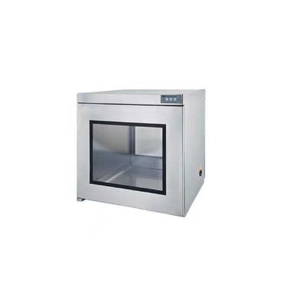 220V 50HZ कोल्ड रोल्ड क्लीनरूम पास बॉक्स स्टेनलेस स्टील स्टेटिक पास बॉक्स