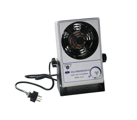 220V 50Hz क्षैतिज त्वरित बेंच टॉप ESD Ionizer फैन शॉक प्रोटेक्शन: