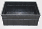 इलेक्ट्रॉनिक उपकरणों के लिए विभिन्न आकार का काला टिकाऊ परिसंचरण ईएसडी स्टोरेज बॉक्स
